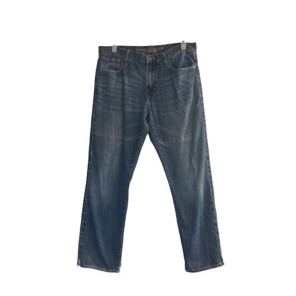 AMERICAN EAGLE OUTFITTERS Men’s Jeans Size 36/32 Blue Measure Shorter - Picture 1 of 12